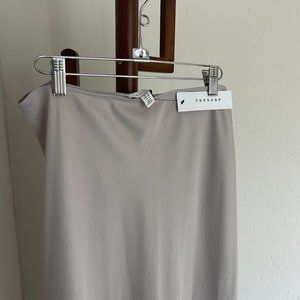 Topshop Silk Skirt